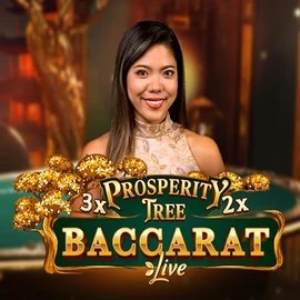 Prosperity Tree Baccarat slot logo by Evolution at Lizaro Casino